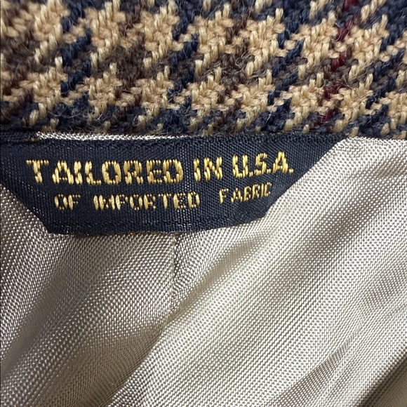 Austin Reed Houndstooth Blazer in Brown and Tan - Picture 5 of 10